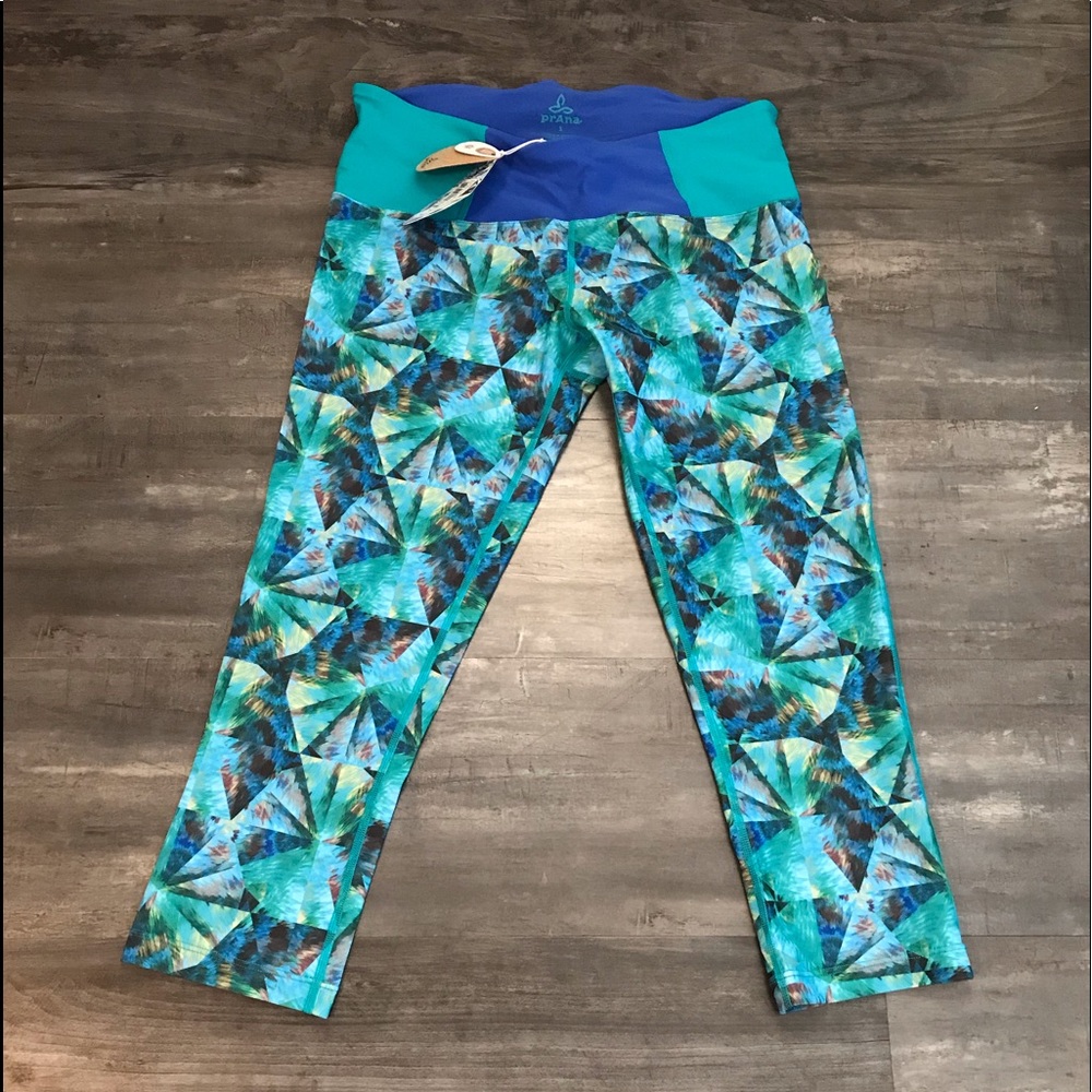 Prana Rai Swim Tight Emerald Pinwheel